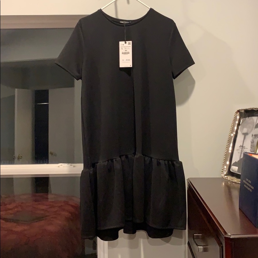 Zara black dress